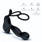 Wibrator-Silicone Massager 7 Function and Heating Function, Black - obrazek 2