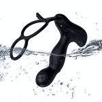 Wibrator-Silicone Massager 7 Function and Heating Function, Black - obrazek 3