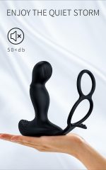 Wibrator-Silicone Massager 7 Function and Heating Function, Black - obrazek 17