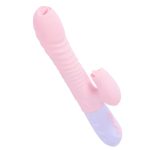 Wibrator-Silicone Vibrator USB 7 Function and Thrusting Function / Heating, pink - obrazek 2