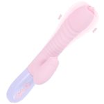 Wibrator-Silicone Vibrator USB 7 Function and Thrusting Function / Heating, pink - obrazek 4