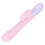 Wibrator-Silicone Vibrator USB 7 Function and Thrusting Function / Heating, pink - obrazek 6