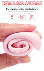Wibrator-Silicone Vibrator USB 7 Function and Thrusting Function / Heating, pink - obrazek 14