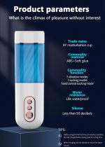 Masturbator-Vibration 7, 7 Sucking modes, Hand - obrazek 12