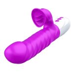 Wibrator-Silicon, Vibrator 7 Function and Heating Mode, PURPLE - obrazek 4