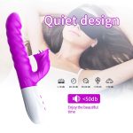Wibrator-Silicon, Vibrator 7 Function and Heating Mode, PURPLE - obrazek 6