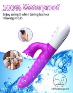 Wibrator-Silicon, Vibrator 7 Function and Heating Mode, PURPLE - obrazek 9