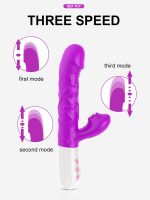 Wibrator- SiliconeTongue Vibrator, USB 10 Function - obrazek 2