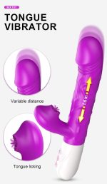 Wibrator- SiliconeTongue Vibrator, USB 10 Function - obrazek 3