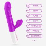 Wibrator- SiliconeTongue Vibrator, USB 10 Function - obrazek 10