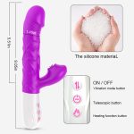 Wibrator- SiliconeTongue Vibrator, USB 10 Function - obrazek 11