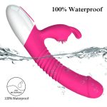 Wibrator- Silicone Vibrator USB 7 Powerful Licking and Thrusting Modes - obrazek 7