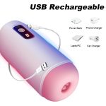 Masturbator- USB Rechargeable, 8 vibration functions - obrazek 10