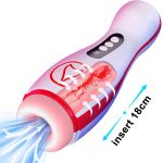 Masturbator - Vibrating  Masturbation Cup , 7 Suction Power, 7 Vibration Setting - obrazek 2