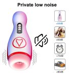 Masturbator - Vibrating  Masturbation Cup , 7 Suction Power, 7 Vibration Setting - obrazek 5