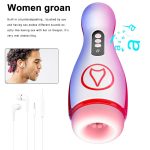 Masturbator - Vibrating  Masturbation Cup , 7 Suction Power, 7 Vibration Setting - obrazek 6