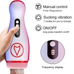 Masturbator - Vibrating  Masturbation Cup , 7 Suction Power, 7 Vibration Setting - obrazek 7