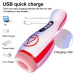 Masturbator - Vibrating  Masturbation Cup , 7 Suction Power, 7 Vibration Setting - obrazek 8