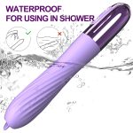 Wibrator-Silicone Vibrator USB, 10 vibration modes, Heating - obrazek 4