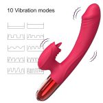 Wibrator-Silicone Vibrator USB, 10 vibration modes, Heating - obrazek 6