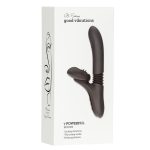 Silicone Vibrator 7 Powerful Modes - Licking,
Thrusting and Heating, Black - obrazek 2