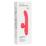 Silicone Vibrator 7 Powerful Modes -
Licking, 7 Thrusting
Heating, Red - obrazek 2