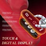 Silicone Vibrator 7 Powerful Modes -
Licking, 7 Thrusting
Heating, Red - obrazek 8
