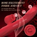 Silicone Vibrator 7 Powerful Modes -
Licking, 7 Thrusting
Heating, Red - obrazek 9