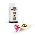 Plug-Jewellery Gold  Heart PLUG- Pink - obrazek 9