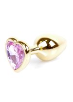 Plug-Jewellery Gold  Heart PLUG- Rose - obrazek 6