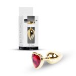 Plug-Jewellery Gold  Heart PLUG- Red - obrazek 10