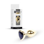 Plug-Jewellery Gold  Heart PLUG- Black - obrazek 9