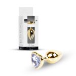Plug-Jewellery Gold  Heart PLUG- Clear - obrazek 9