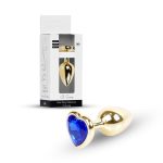 Plug-Jewellery Gold  Heart PLUG- Dark Blue - obrazek 10