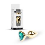 Plug-Jewellery Gold  Heart PLUG- Green - obrazek 10