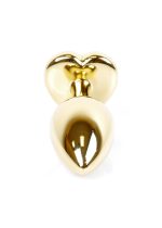 Plug-Jewellery Gold  Heart PLUG- Purple - obrazek 4