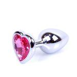 Plug-Jewellery Silver Heart PLUG- Pink - obrazek 9