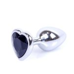 Plug-Jewellery Silver Heart PLUG- Black - obrazek 10