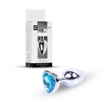 Plug-Jewellery Silver  Heart PLUG- Light Blue - obrazek 11