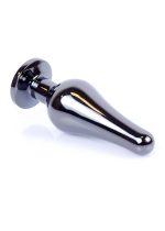 Plug-Jewellery Dark Silver BUTT PLUG- Rose - obrazek 2
