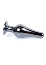 Plug-Jewellery Dark Silver BUTT PLUG- Rose - obrazek 3