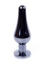 Plug-Jewellery Dark Silver BUTT PLUG- Rose - obrazek 5
