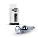 Plug-Jewellery Dark Silver BUTT PLUG- Clear - obrazek 10