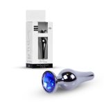 Plug-Jewellery Dark Silver BUTT PLUG- Dark Blue - obrazek 10