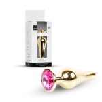 Plug-Jewellery Gold BUTT PLUG- Pink - obrazek 10