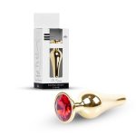 Plug-Jewellery Gold BUTT PLUG- Red - obrazek 10
