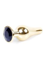 Plug-Jewellery Gold BUTT PLUG- Black - obrazek 7