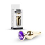 Plug-Jewellery Gold BUTT PLUG- Purple - obrazek 10