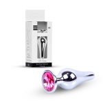 Plug-Jewellery Silver BUTT PLUG- Pink - obrazek 10