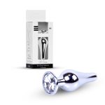 Plug-Jewellery Silver BUTT PLUG- Clear - obrazek 10